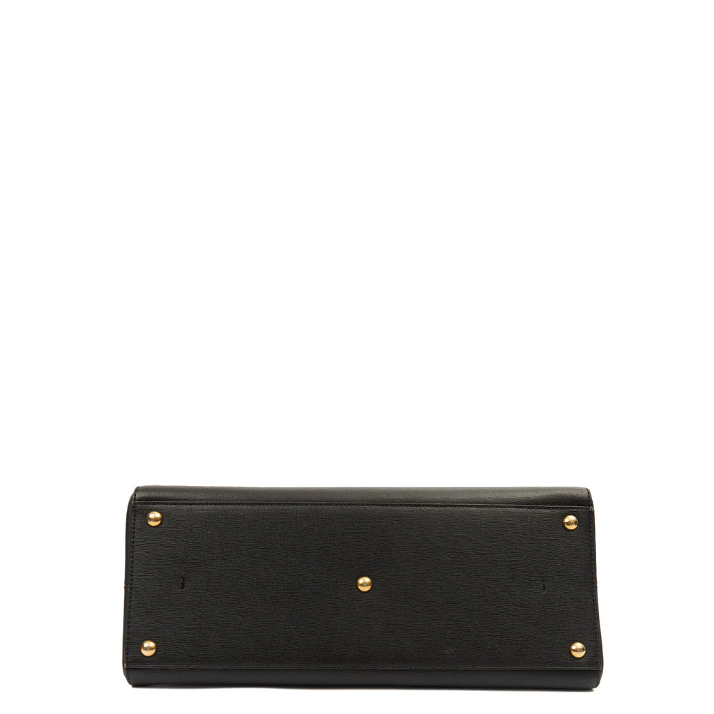 Fendi Shoulder Bag 2Jour - Medium  in Black, Leather — Detail View