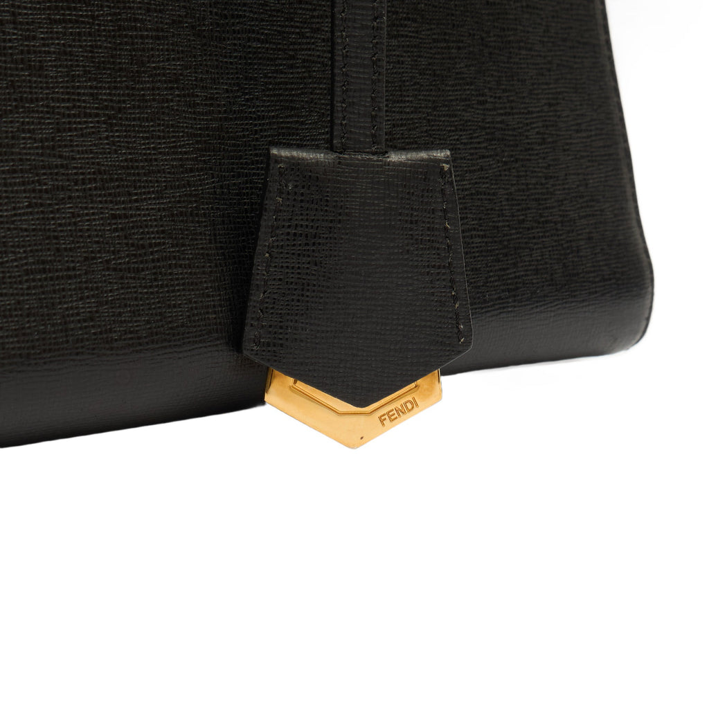 Fendi Shoulder Bag 2Jour - Medium  in Black, Leather — Lifestyle View