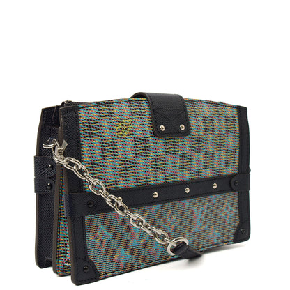 Louis Vuitton Cross Body Petit Malle in Multi, Leather — Back View