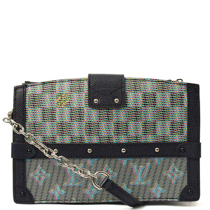 Louis Vuitton Cross Body Petit Malle in Multi, Leather — Top View