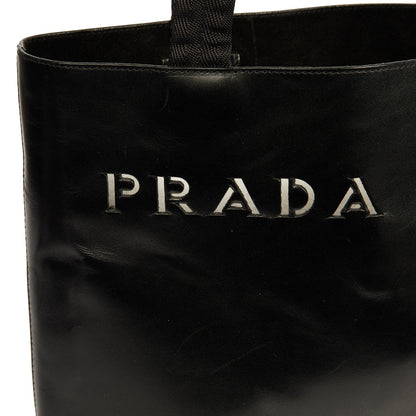 Prada Tote Tote in Black, Leather — Lifestyle View
