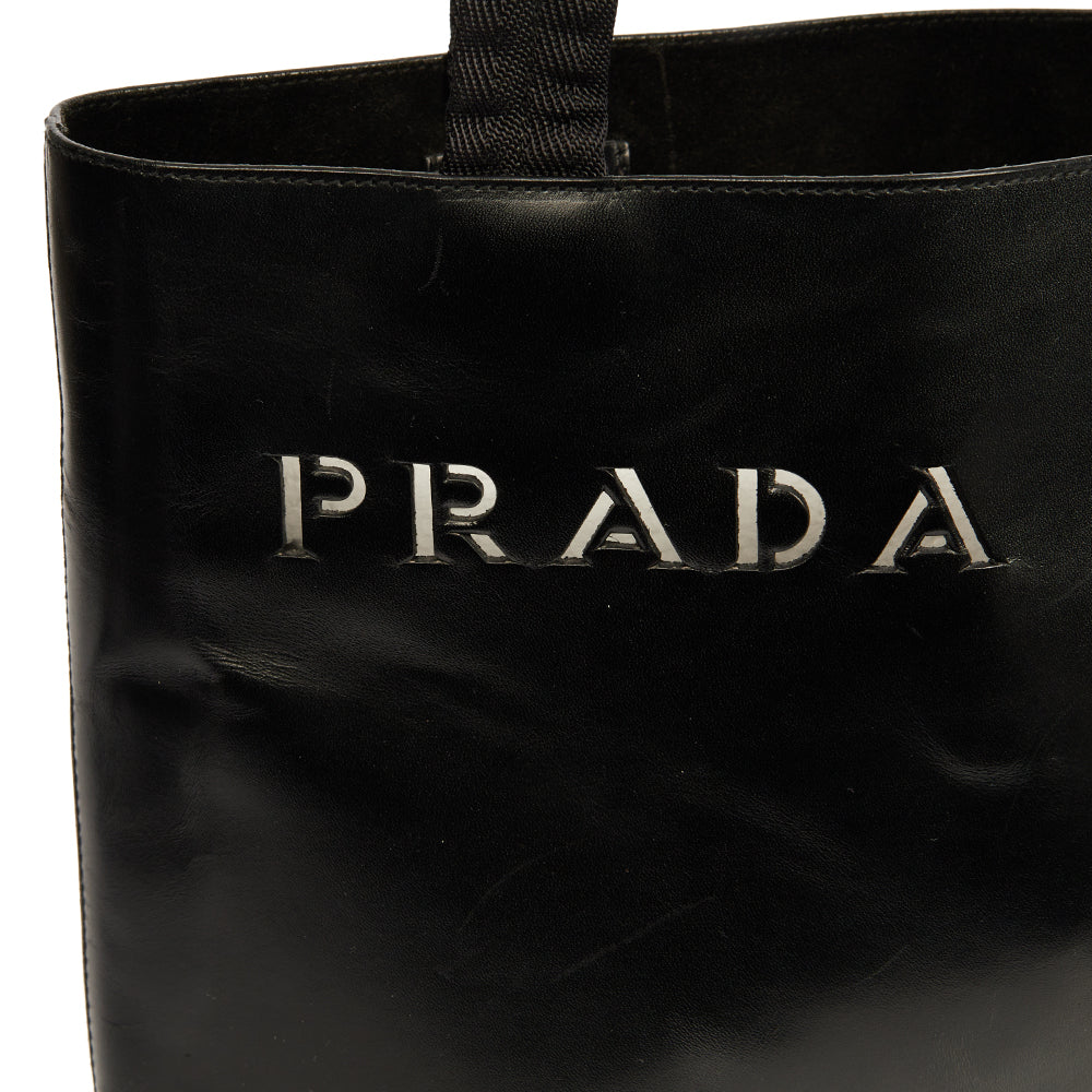 Prada Tote Tote in Black, Leather — Alternate View 15