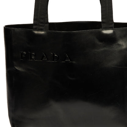 Prada Tote Tote in Black, Leather — Alternate View 7