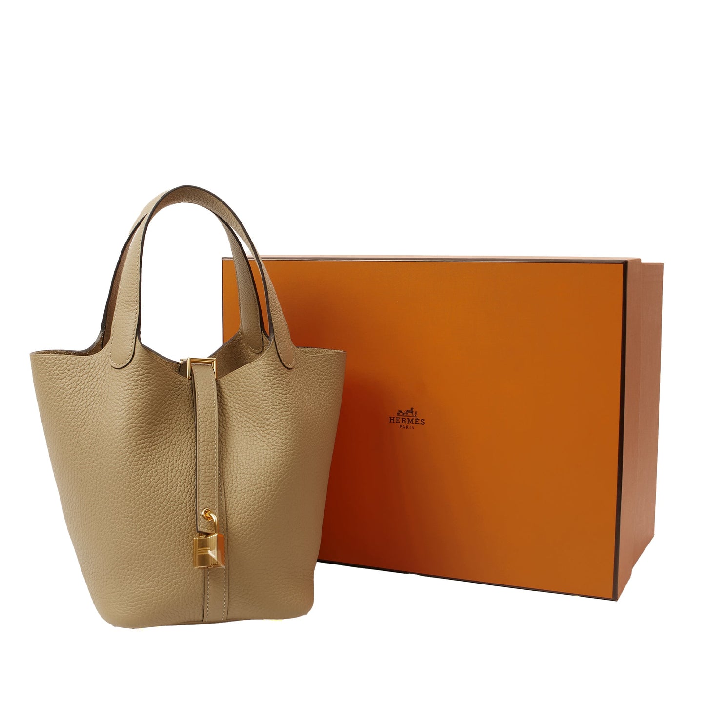 Hermes Picotin 18 in Trench, Clemence Leather — Alternate View 42