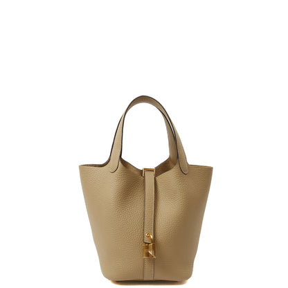 Hermes Picotin 18 in Trench, Clemence Leather — Alternate View 15