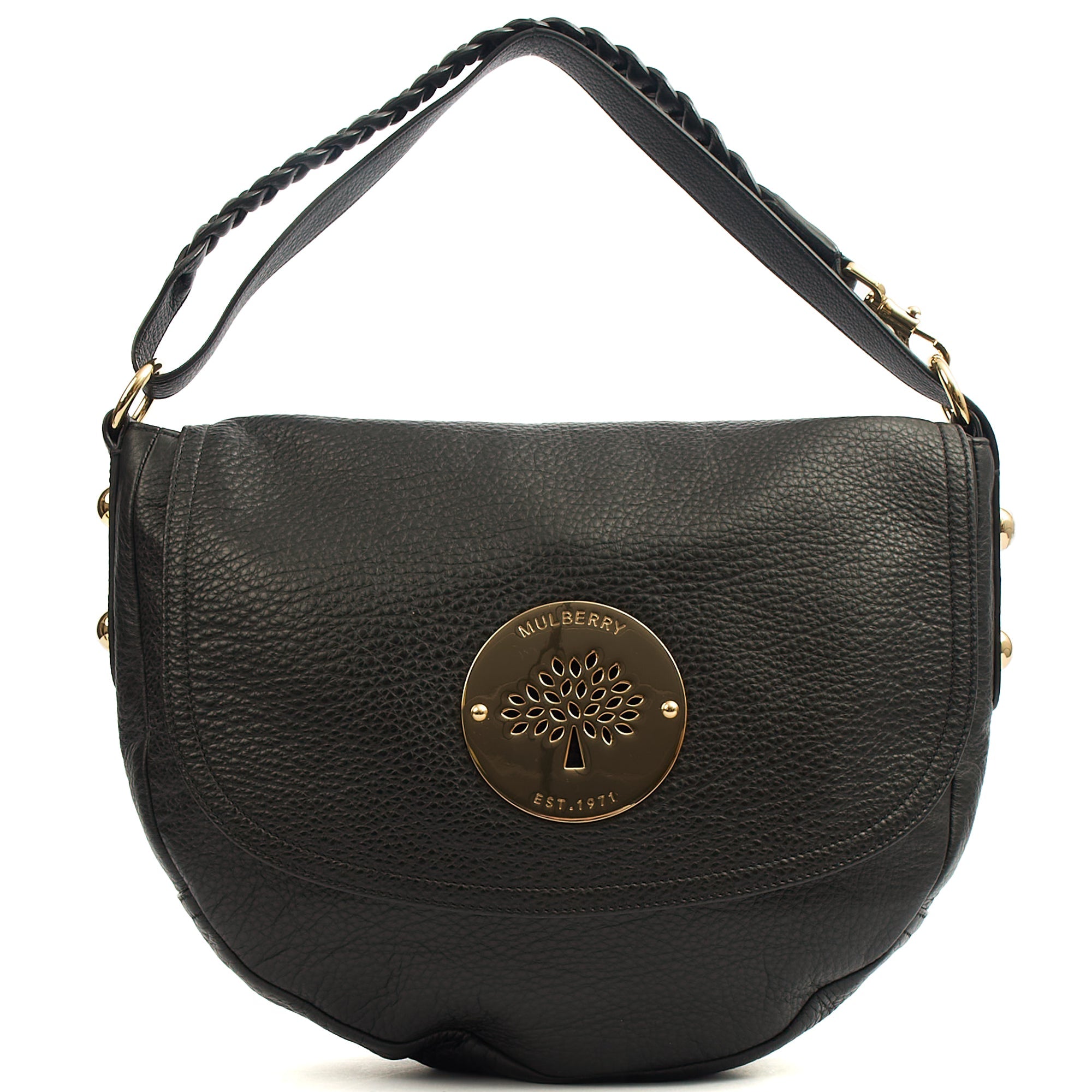 Mulberry Satchel Daria Satchel in Black, Leather — Alternate View 7