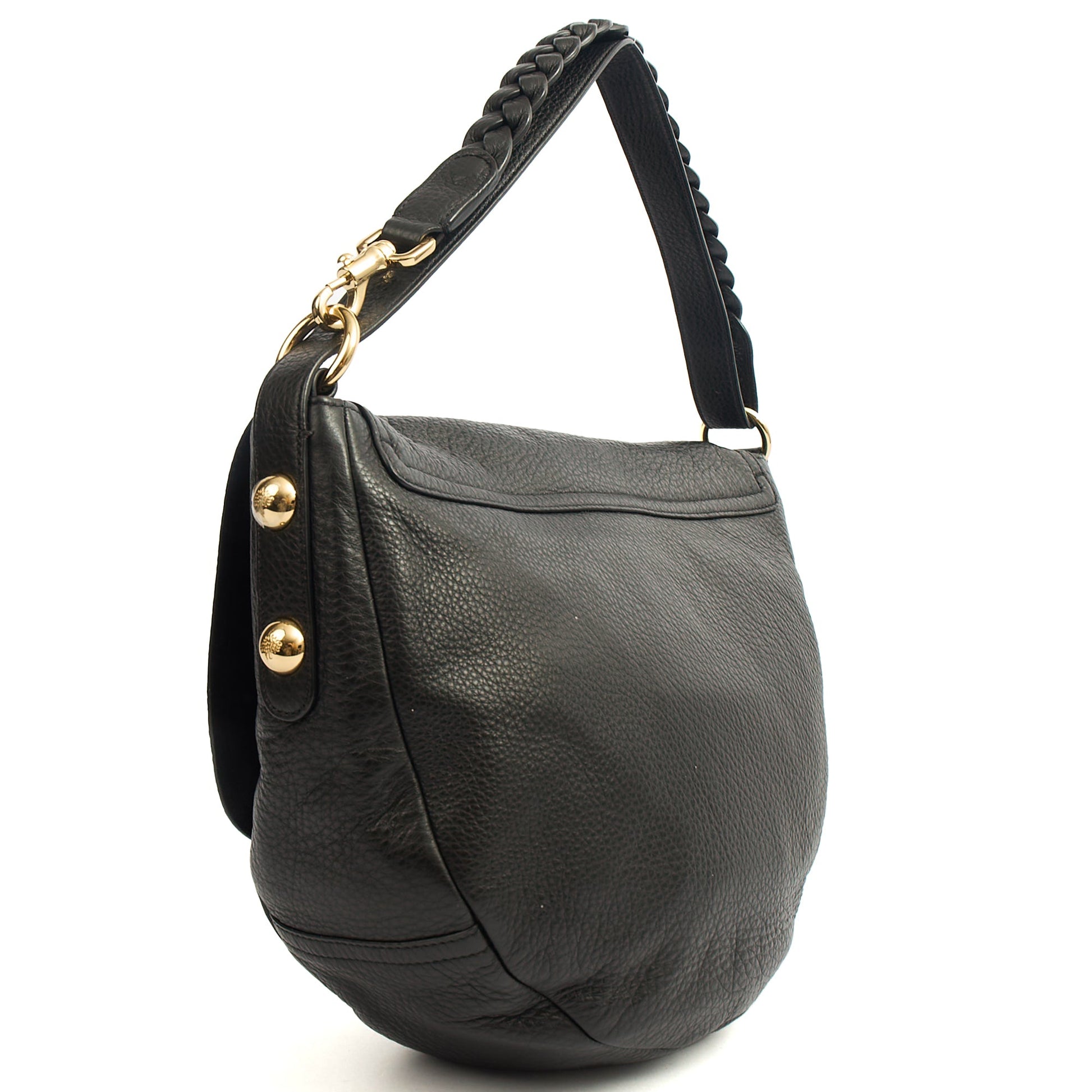 Mulberry Satchel Daria Satchel in Black, Leather — Alternate View 14