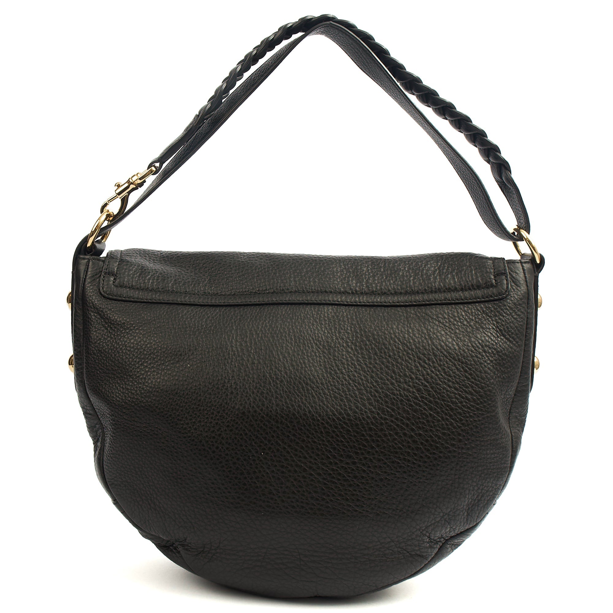 Mulberry Satchel Daria Satchel in Black, Leather — Back View