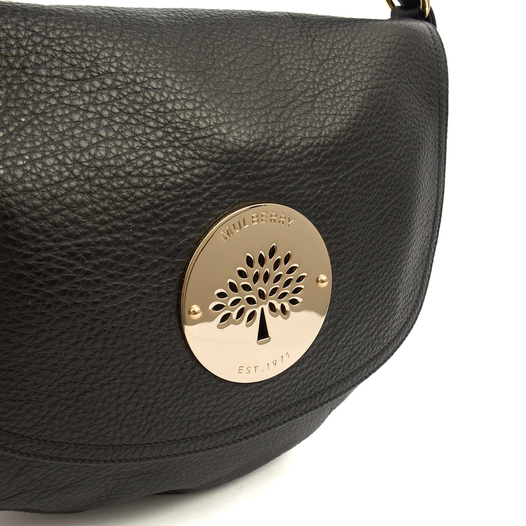 Mulberry Satchel Daria Satchel in Black, Leather — Lifestyle View