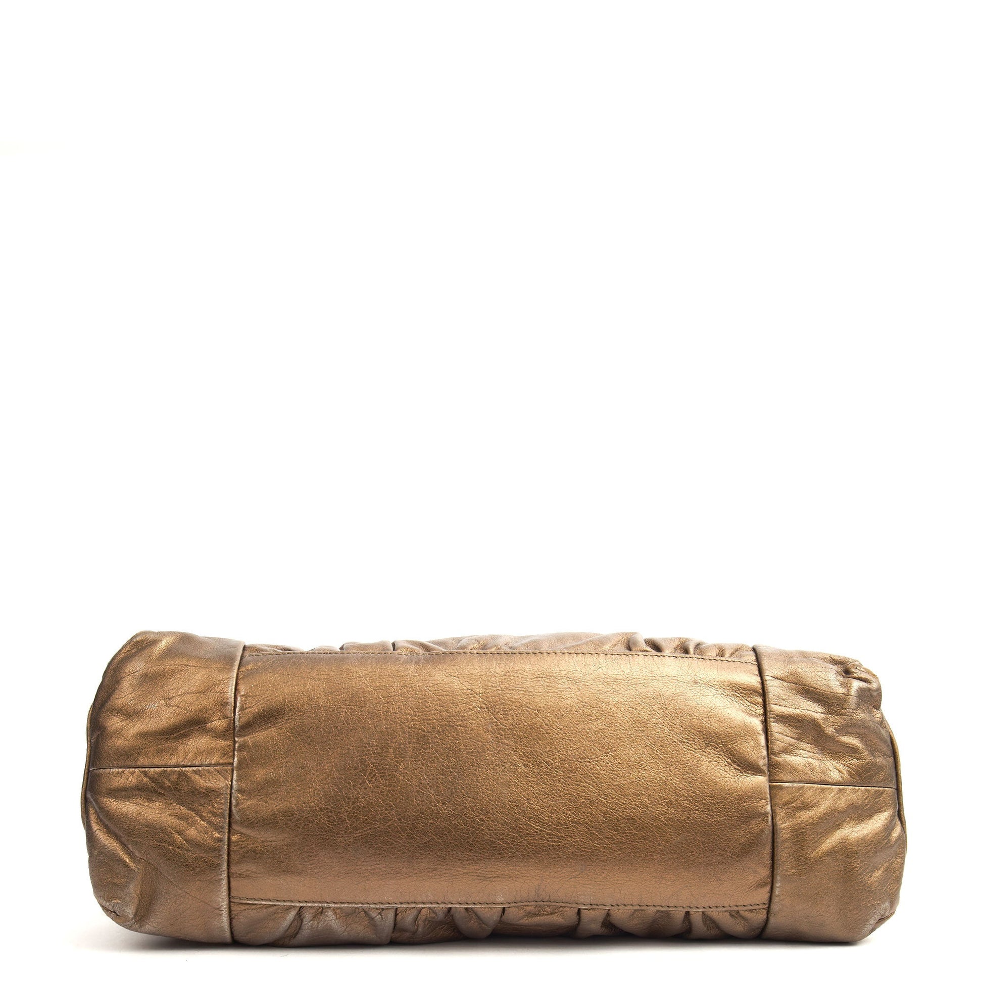 Gucci Tote Hysteria Hobo - Medium in Bronze, Leather — Detail View