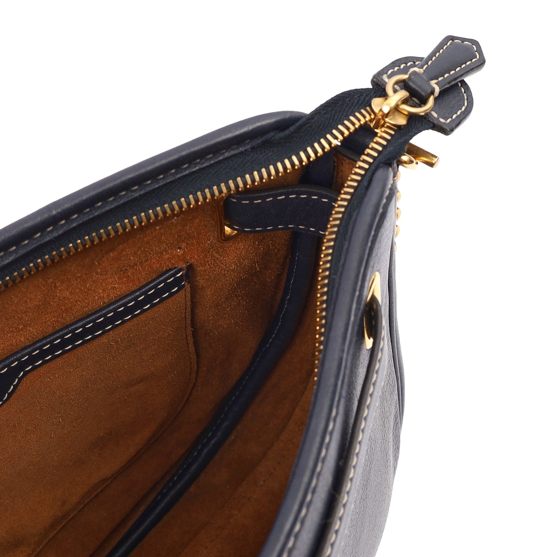 Mulberry Cross Body Brockwell in Navy, Calfskin Leather — Alternate View 17