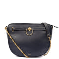 Mulberry Cross Body Brockwell in Navy, Calfskin Leather — Front View