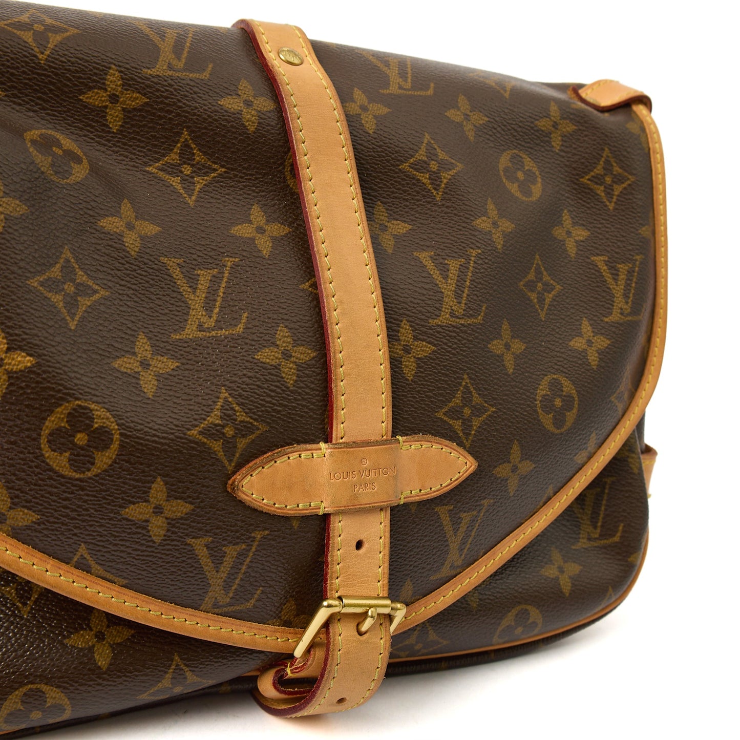 Louis Vuitton Cross Body Saumur 35 in Monogram, Calfskin Leather — Alternate View 8
