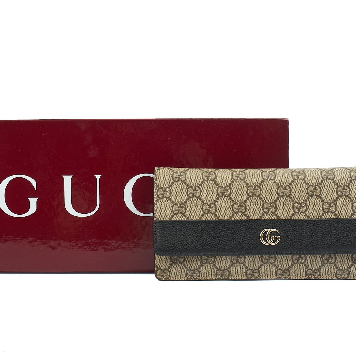 Gucci Purse Wallet in GG Supreme, Leather — Alternate View 22