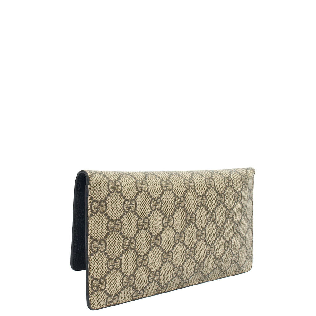 Gucci Purse Wallet in GG Supreme, Leather — Alternate View 10