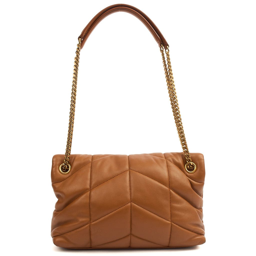 Saint Laurent Shoulder Bag Puffer - Medium in Brown, Leather — Alternate View 11