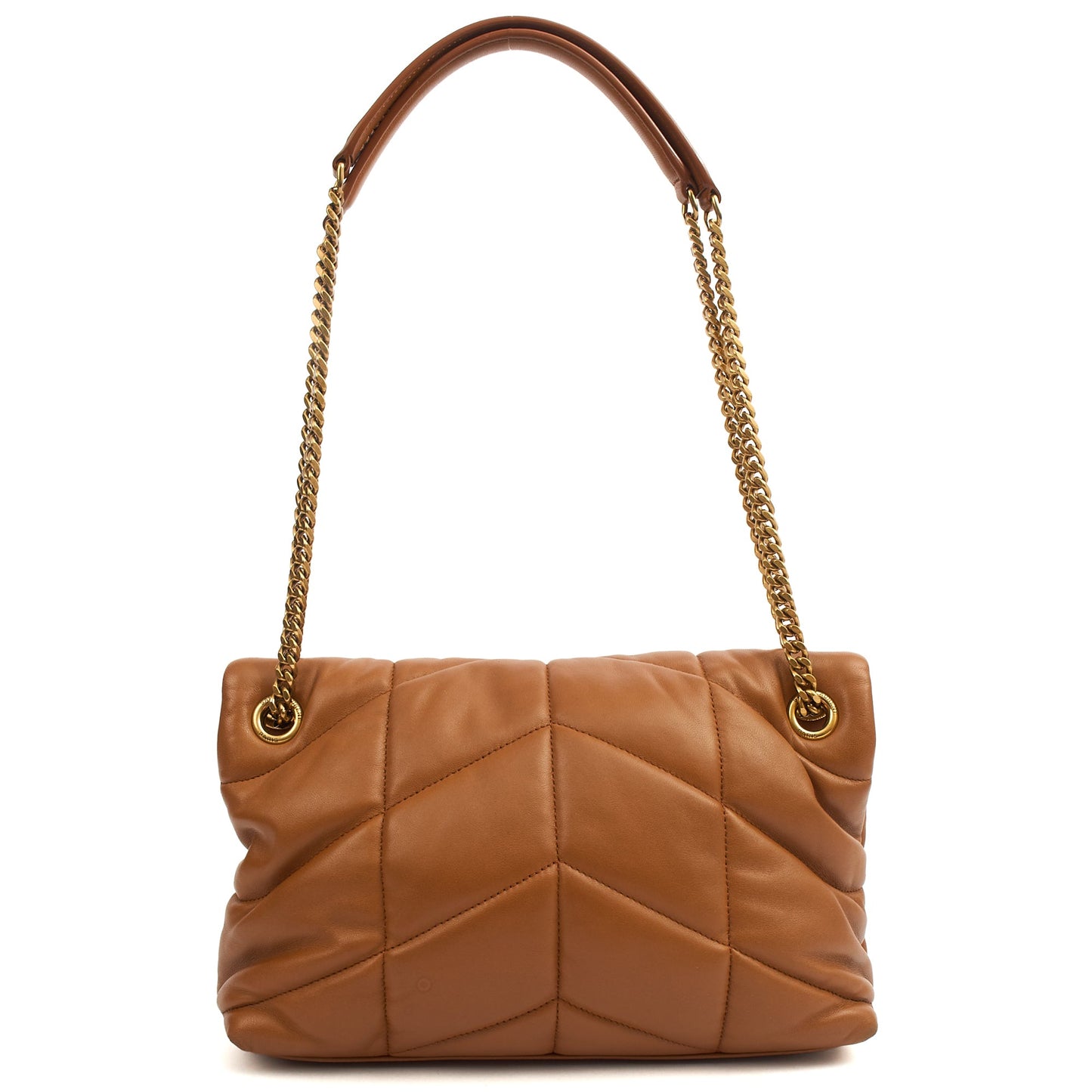 Saint Laurent Shoulder Bag Puffer - Medium in Brown, Leather — Alternate View 11
