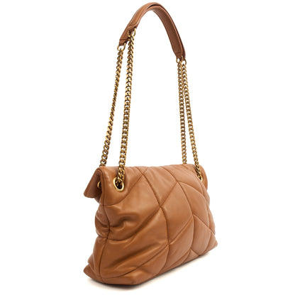 Saint Laurent Shoulder Bag Puffer - Medium in Brown, Leather — Alternate View 10