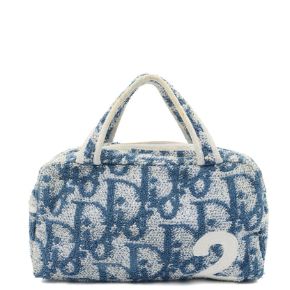 Christian Dior Top Handle Trotter - Mini in Blue, Fabric — Alternate View 13