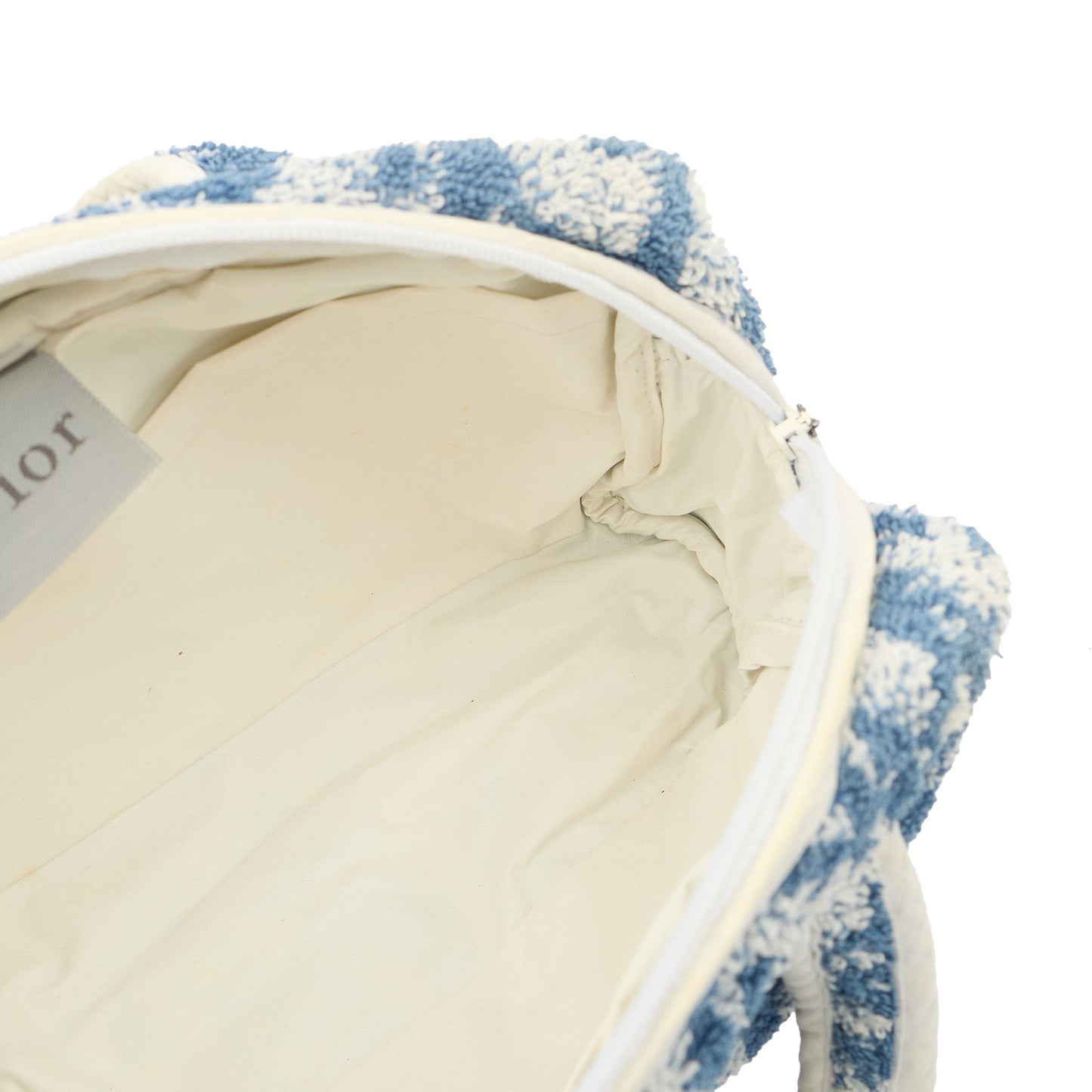 Christian Dior Top Handle Trotter - Mini in Blue, Fabric — Alternate View 11