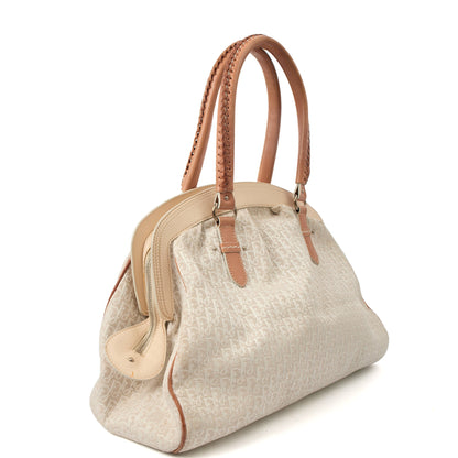 Christian Dior Shoulder Bag My Dior Frame Bag in Neutral, Fabric — Alternate View 11