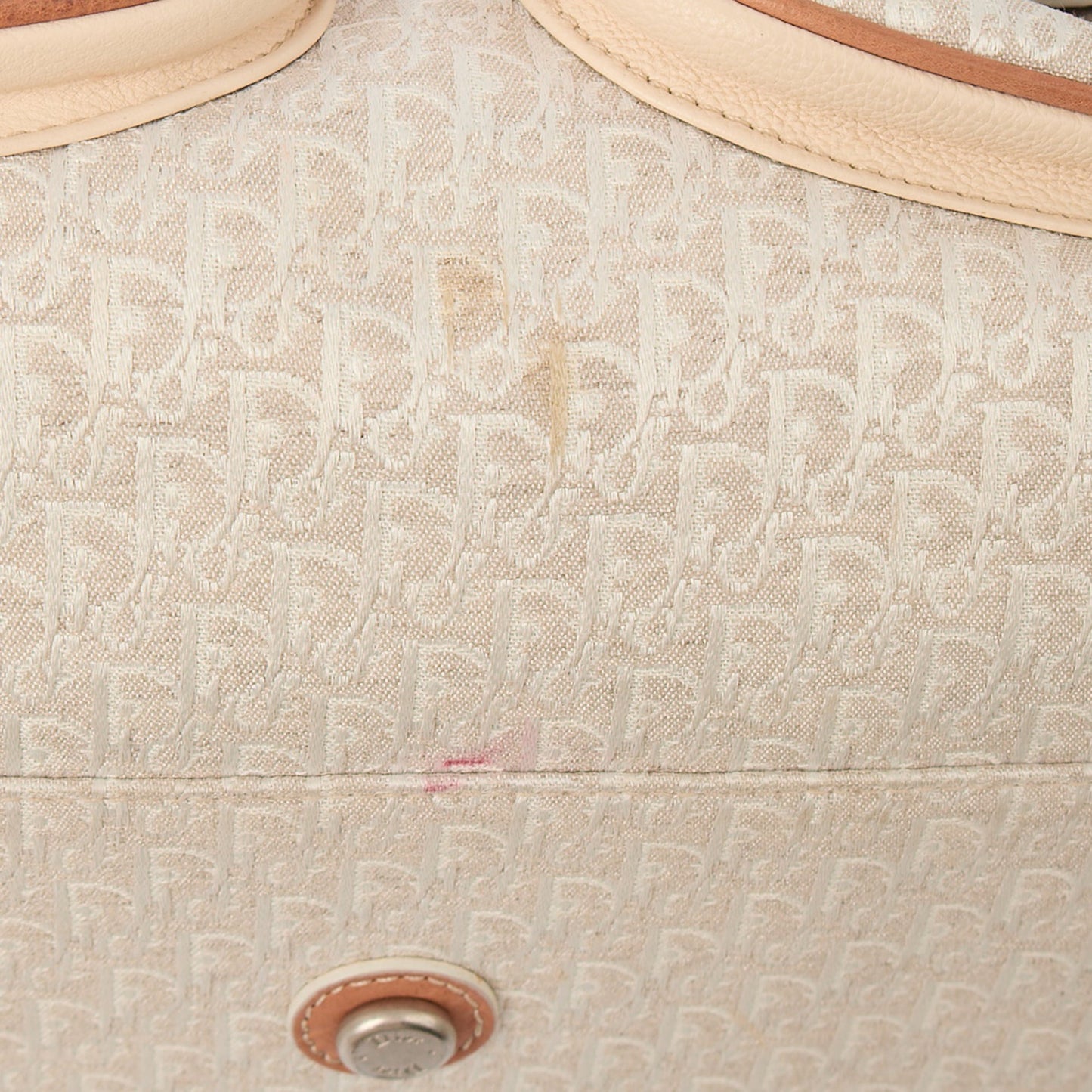 Christian Dior Shoulder Bag My Dior Frame Bag in Neutral, Fabric — Alternate View 15