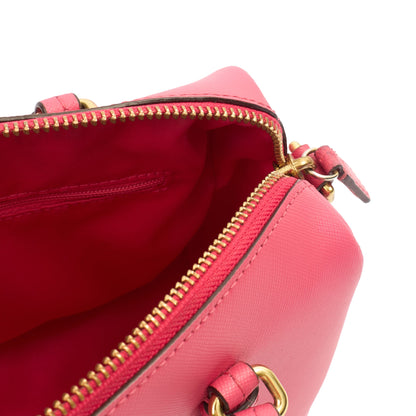 Coach Top Handle Bennett Bag in True Pink, Leather — Alternate View 7