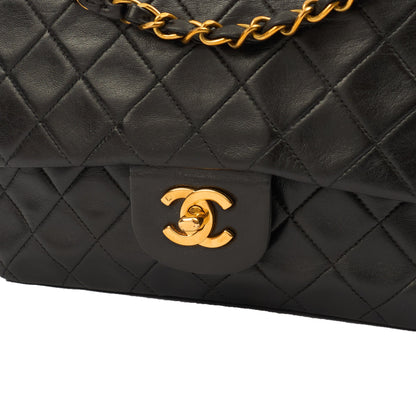 Chanel Cross Body Classic Double Flap - Small in Black, Lambskin Leather — Alternate View 7