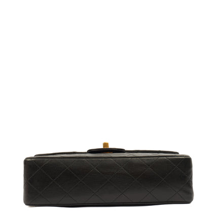 Chanel Cross Body Classic Double Flap - Small in Black, Lambskin Leather — Lifestyle View