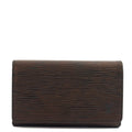 Louis Vuitton Wallet Wallet in Black, Epi Leather — Front View