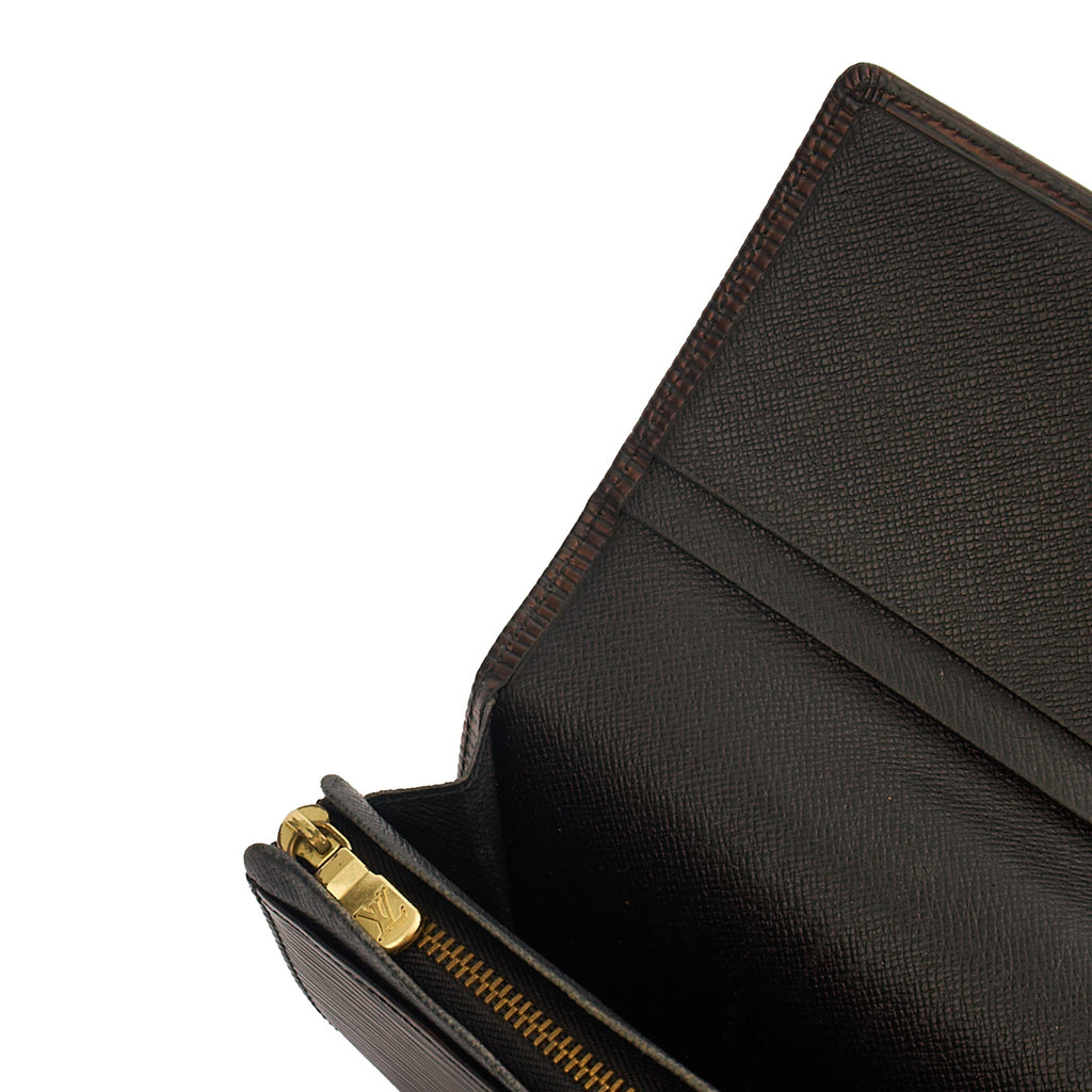 Louis Vuitton Wallet Wallet in Black, Epi Leather — Alternate View 7