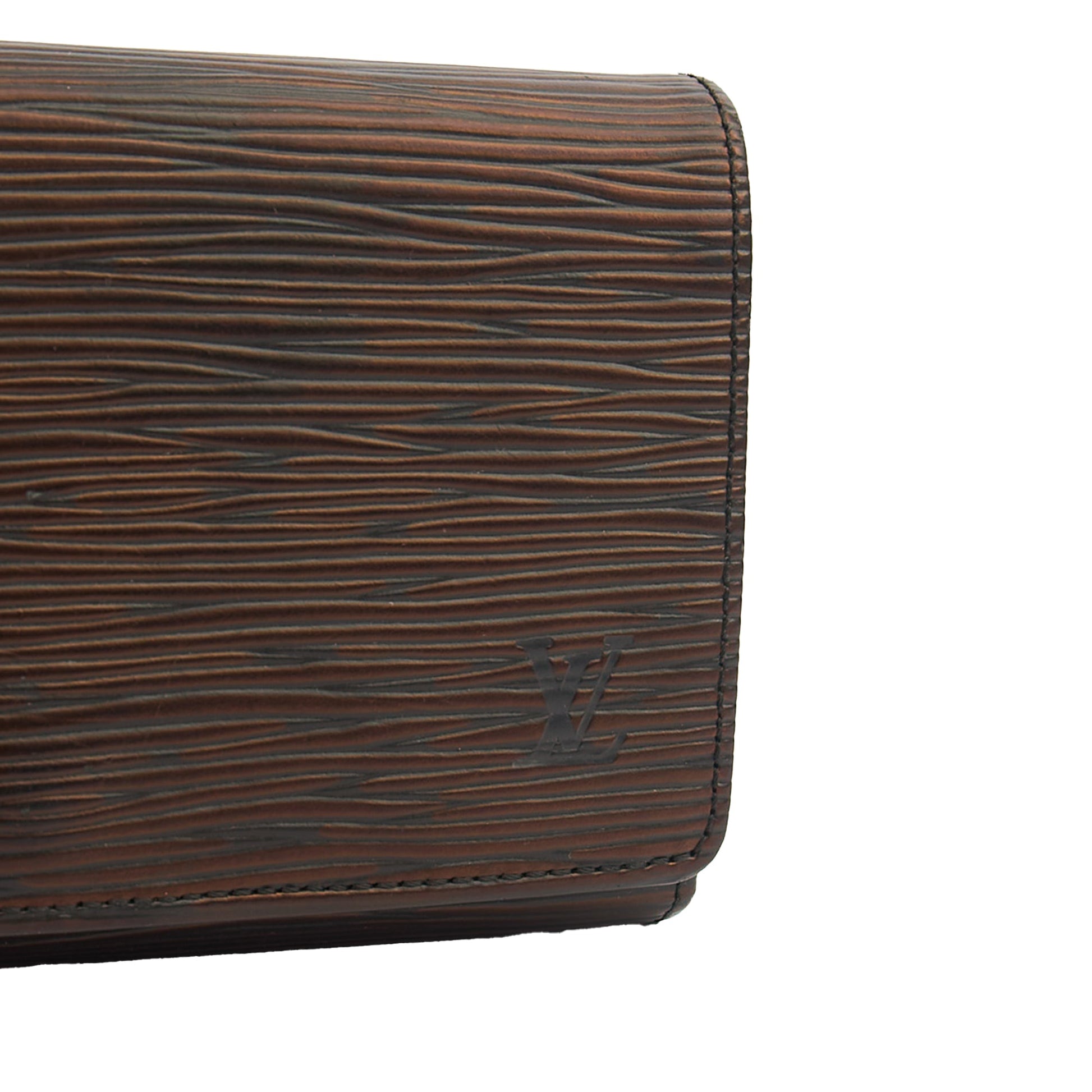 Louis Vuitton Wallet Wallet in Black, Epi Leather — Alternate View 12