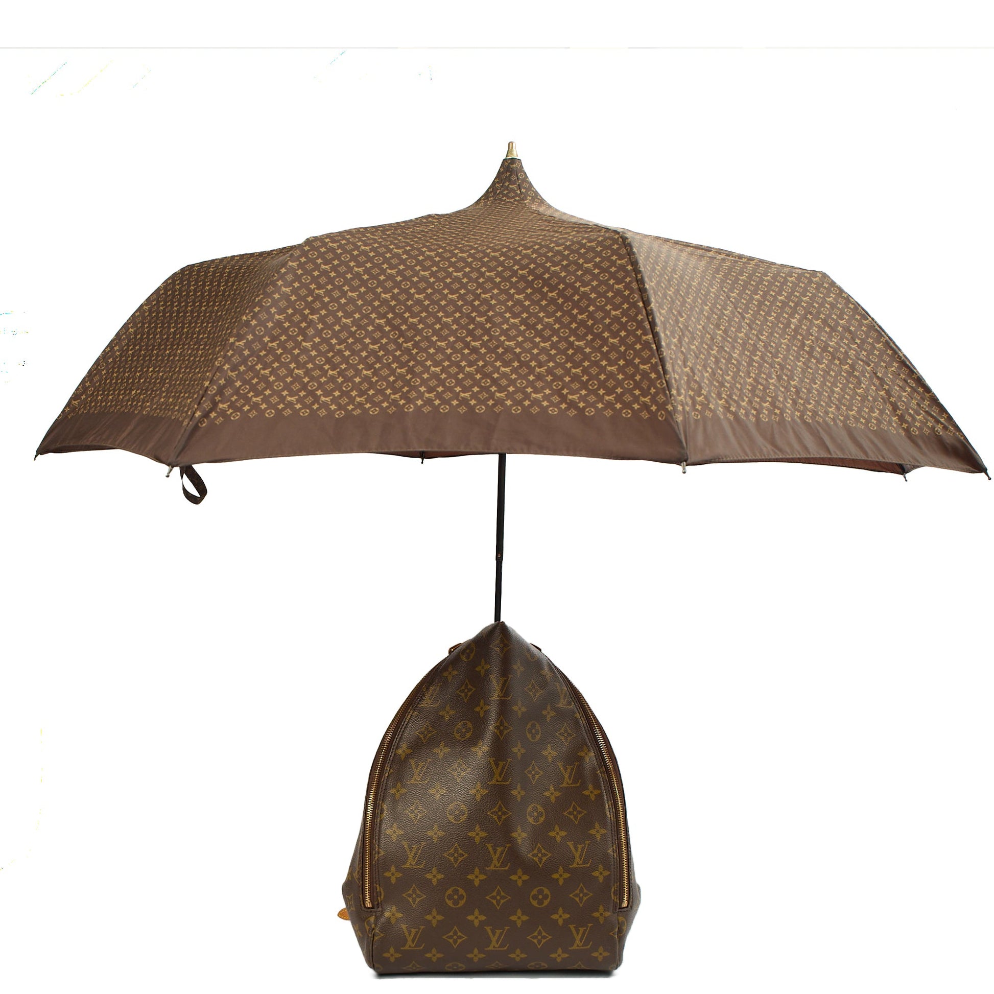 Louis Vuitton Backpack Sybilla Umbrella Backpack in Monogram, Canvas — Front View