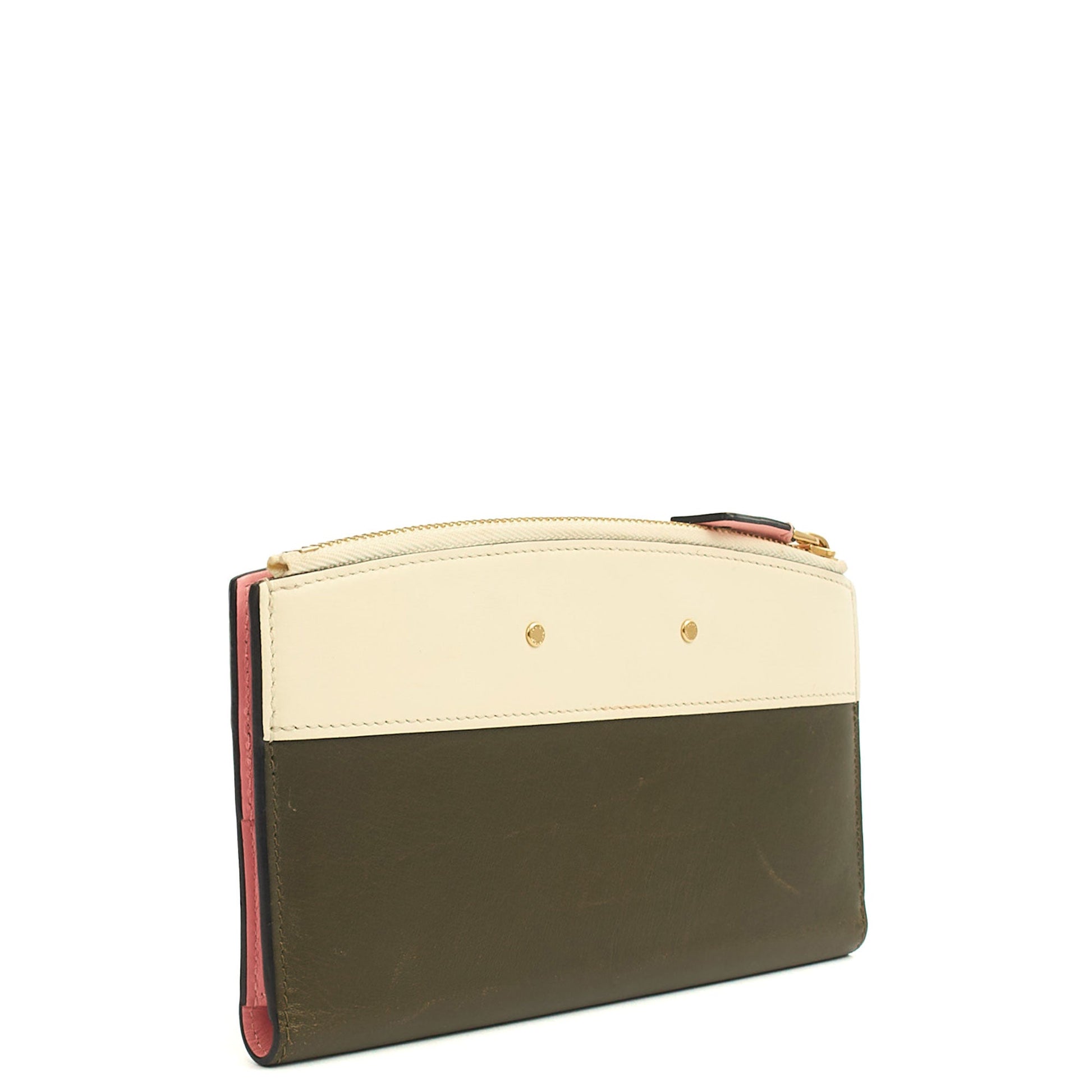 Louis Vuitton Purse Steamer Wearable Wallet in Khaki, Canvas — Side View
