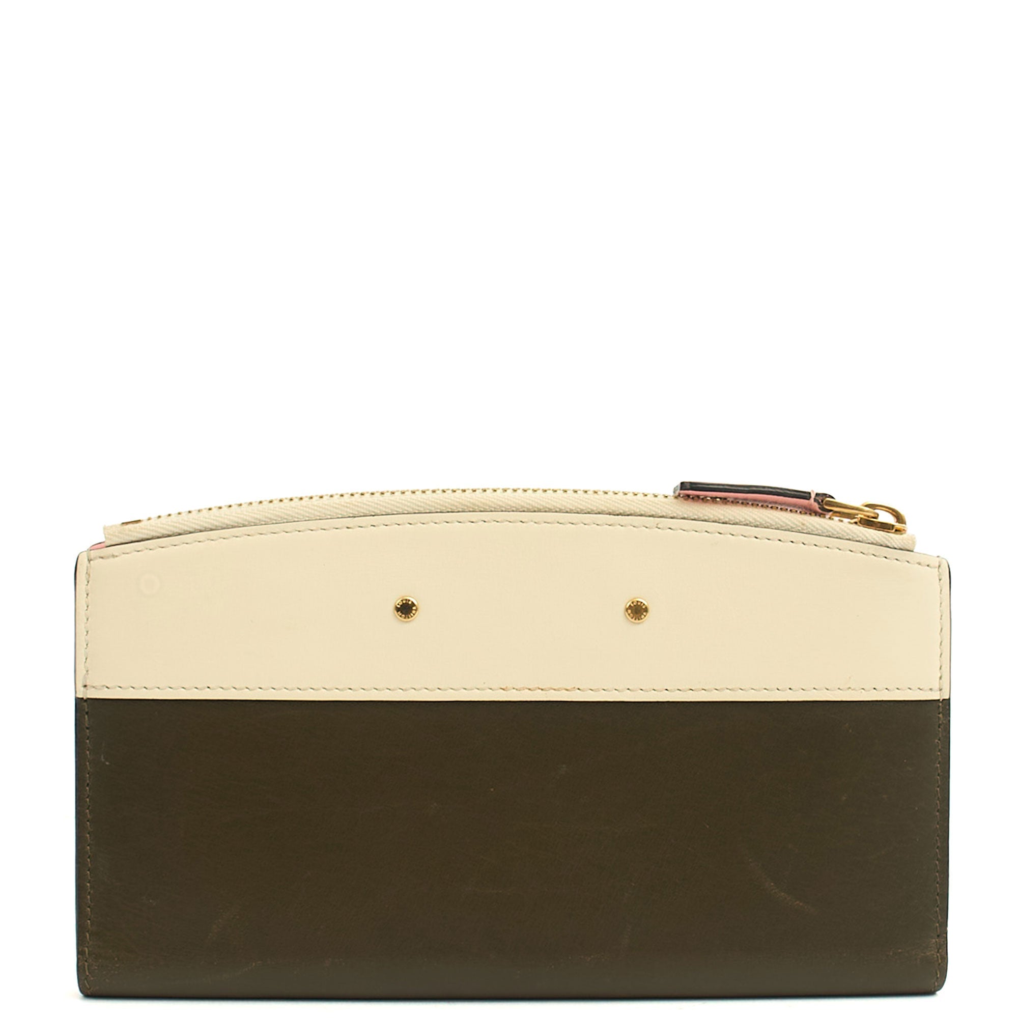 Louis Vuitton Purse Steamer Wearable Wallet in Khaki, Canvas — Back View