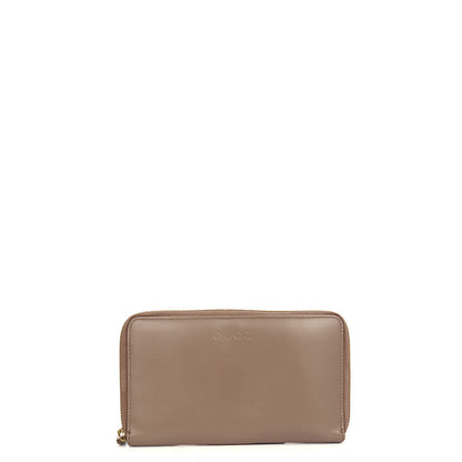 Gucci Purse Wallet in Grey, Leather — Back View