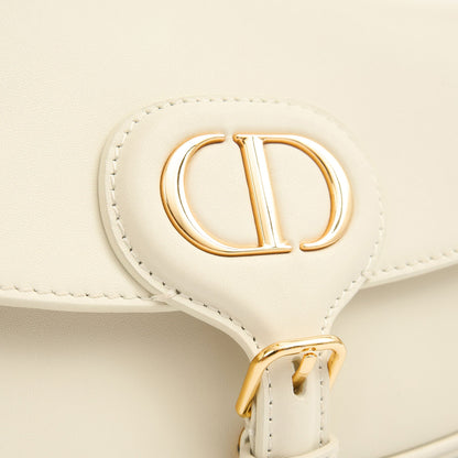 Christian Dior Shoulder Bag Bobby - Small in White, Calfskin — Detail View