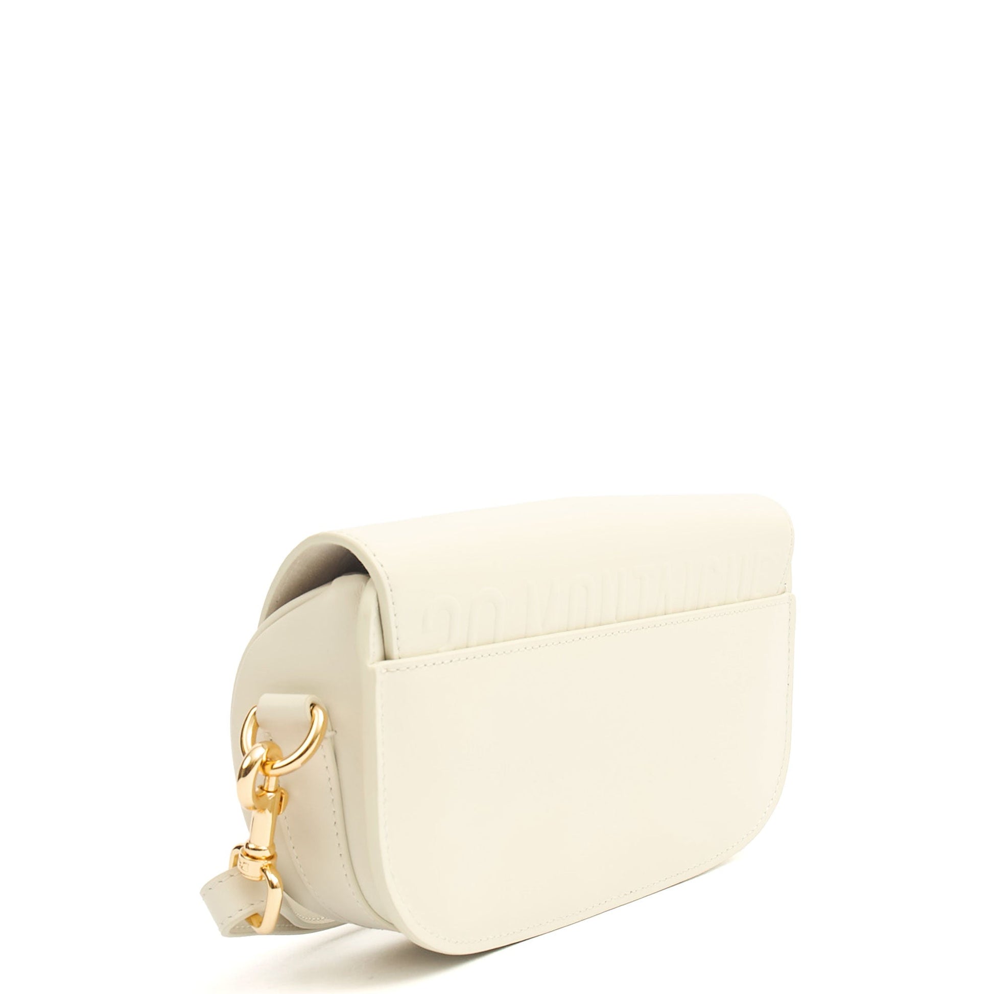 Christian Dior Shoulder Bag Bobby - Small in White, Calfskin — Side View