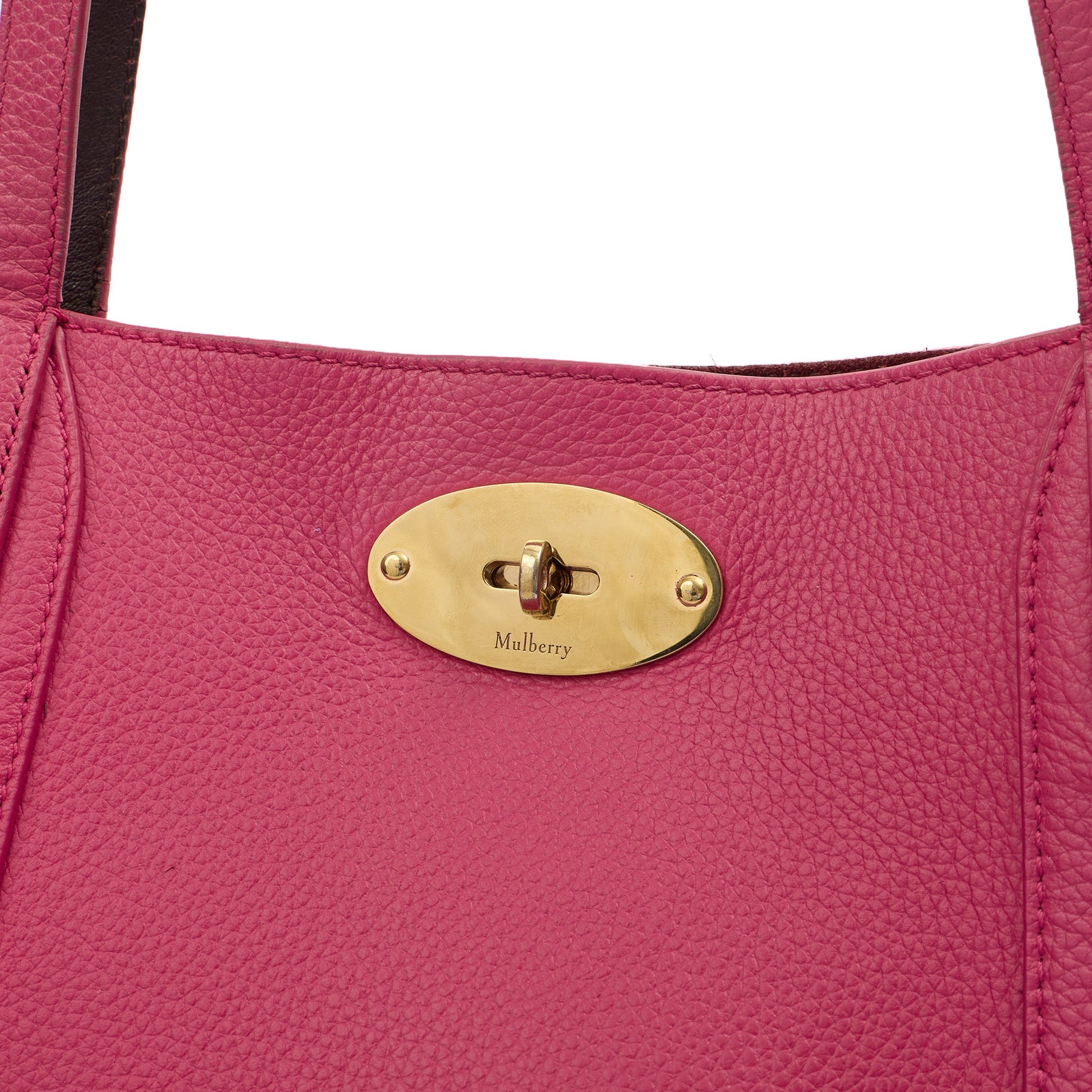 Mulberry Tote Bayswater Tote in Pink, Calfskin Leather — Lifestyle View