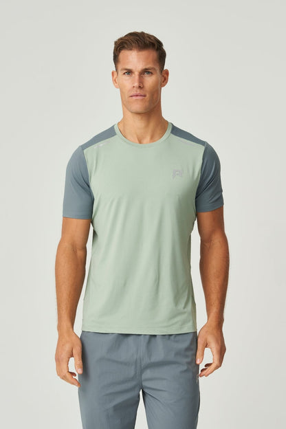 Reprimo Flight T-Shirt 'Blue Steel Iceberg' — XS — Front View