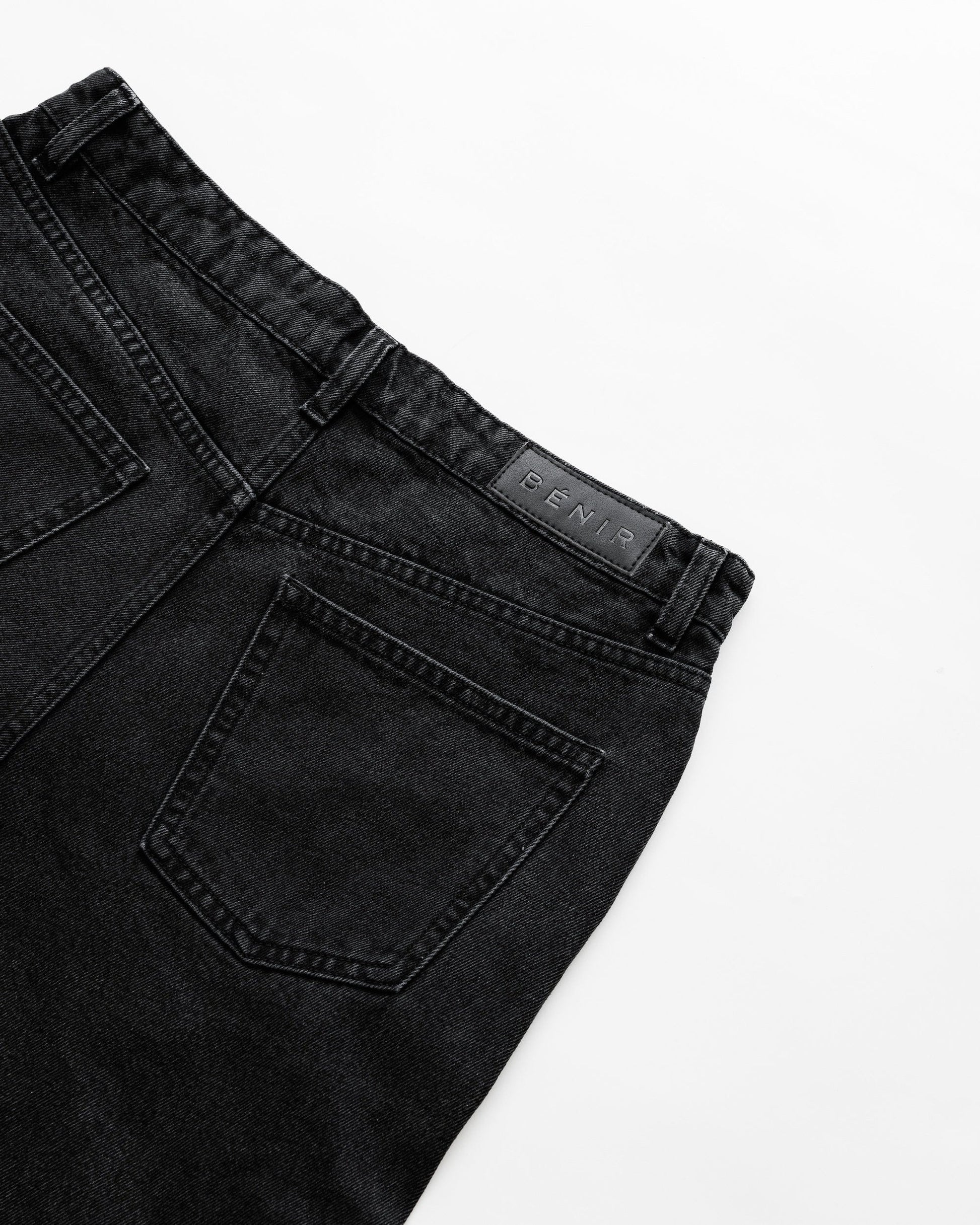 Benir Clothing Cargo Carpenter Denim - Blackout — 28 — Lifestyle View
