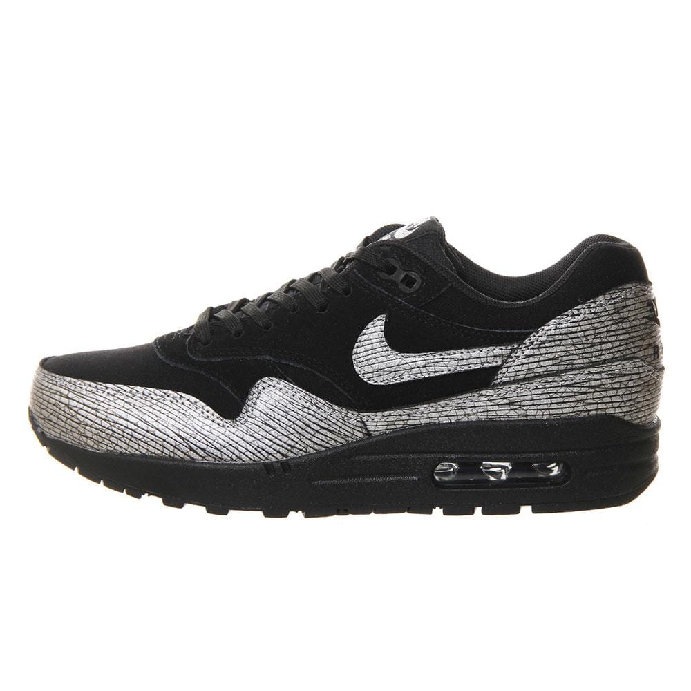 Nike Air Max 1 'Black Metallic Silver' — UK 3 | EU 35.5 | US 3.5 — Front View