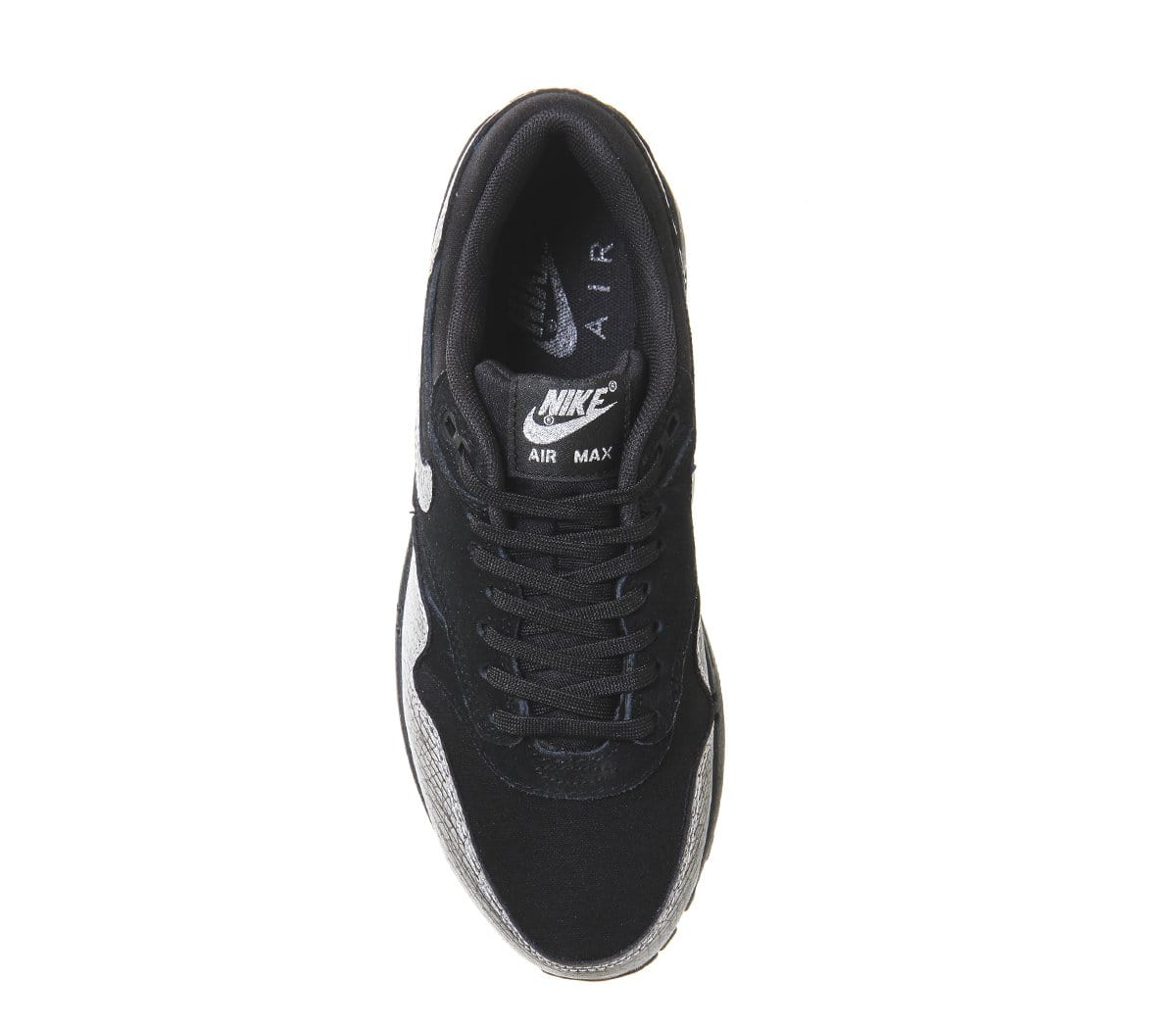 Nike Air Max 1 'Black Metallic Silver' — UK 3 | EU 35.5 | US 3.5 — Detail View