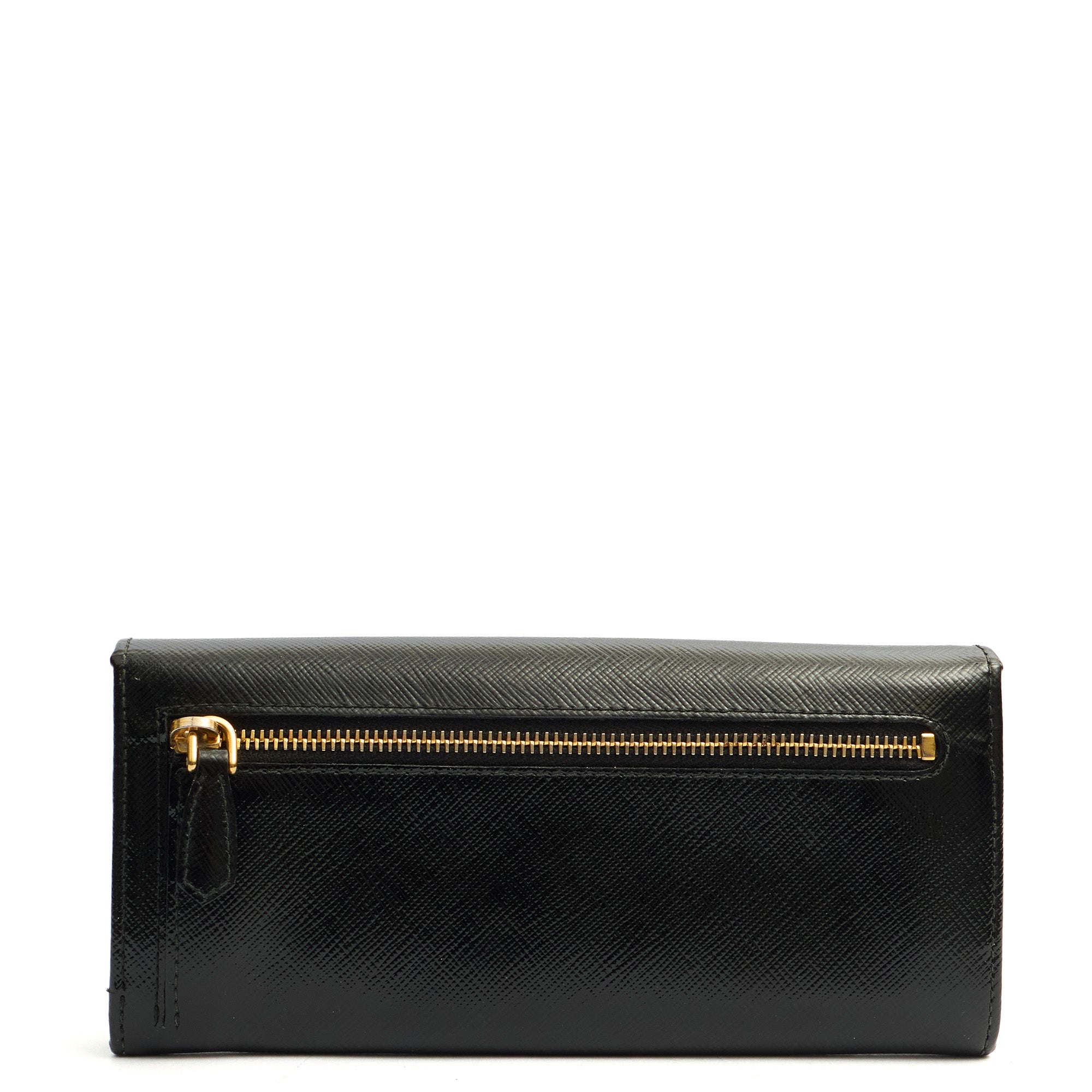 Prada Wallet Wallet in Black, Patent Leather — Alternate View 10