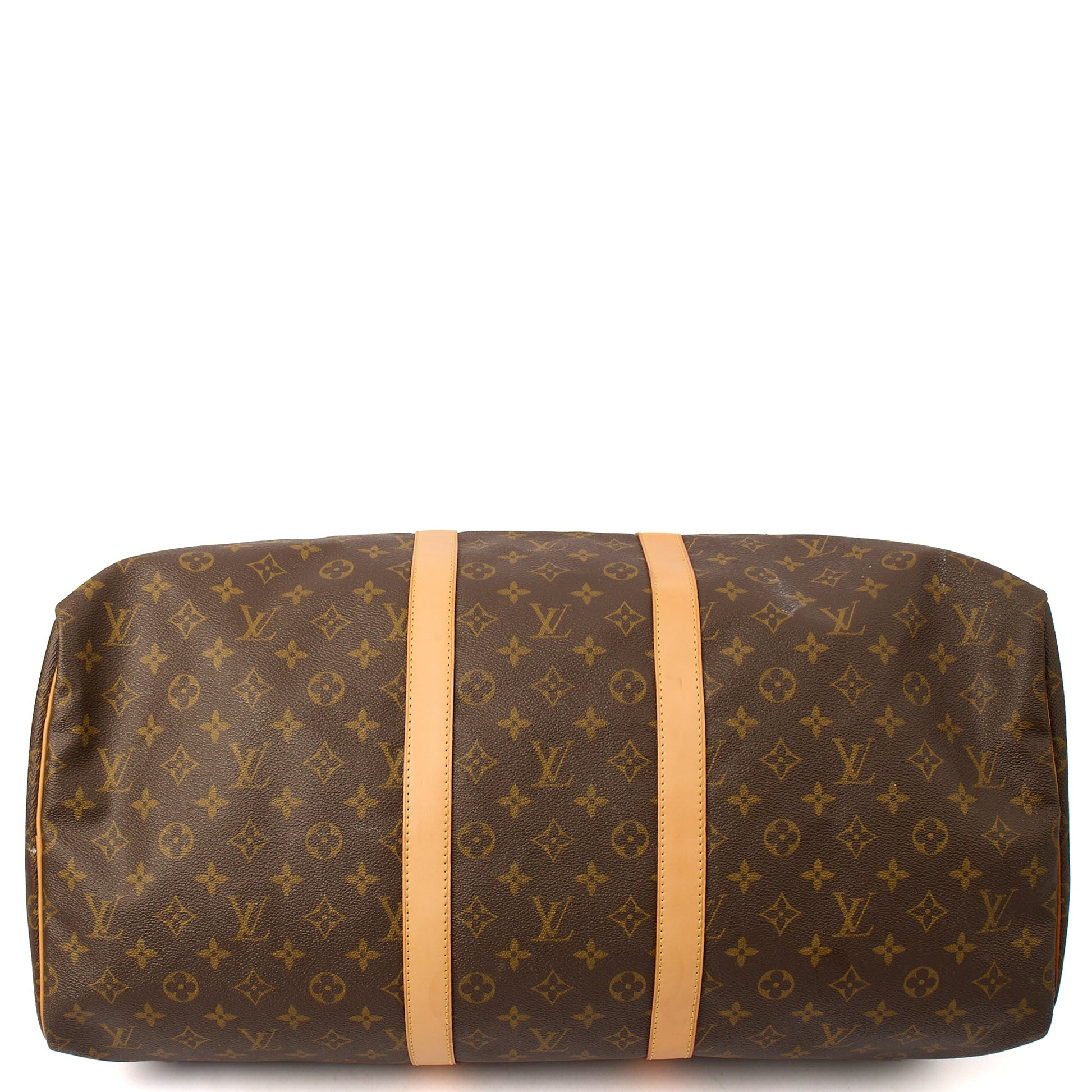 Louis Vuitton Tote Keepall 60 in Monogram, Canvas — Detail View