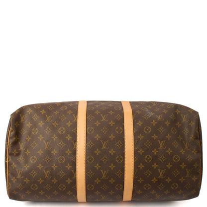 Louis Vuitton Tote Keepall 60 in Monogram, Canvas — Detail View
