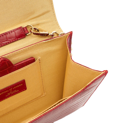 Aspinal of London Cross Body Mayfair - Mini in Red, Leather — Alternate View 14