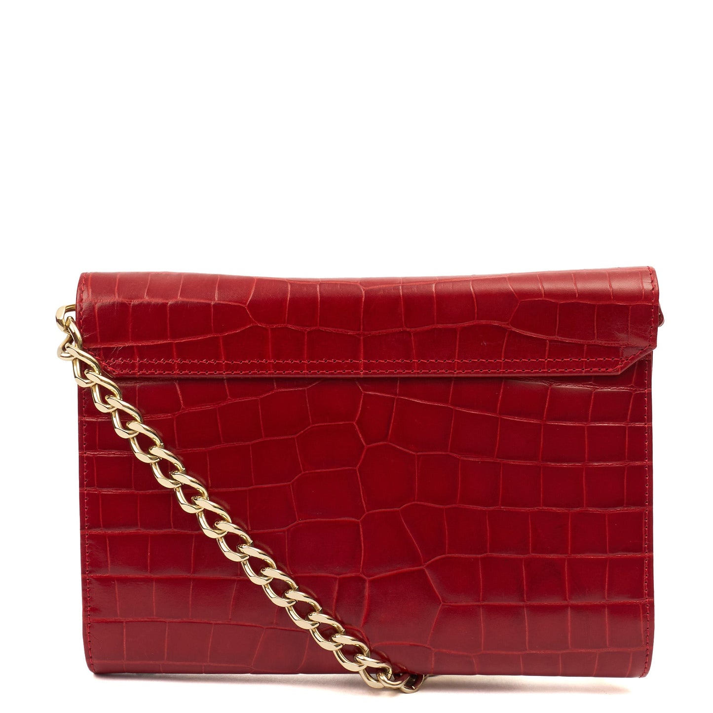 Aspinal of London Cross Body Mayfair - Mini in Red, Leather — Top View