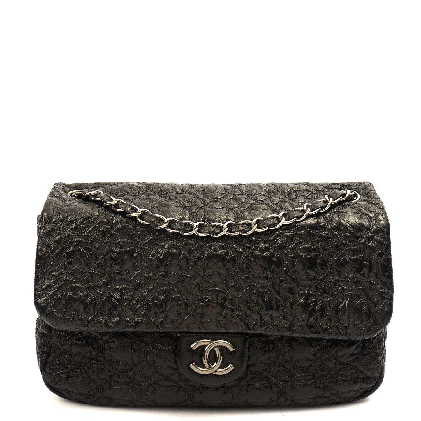 Chanel Shoulder Bag Flap Bag in Black, Leather — Alternate View 9
