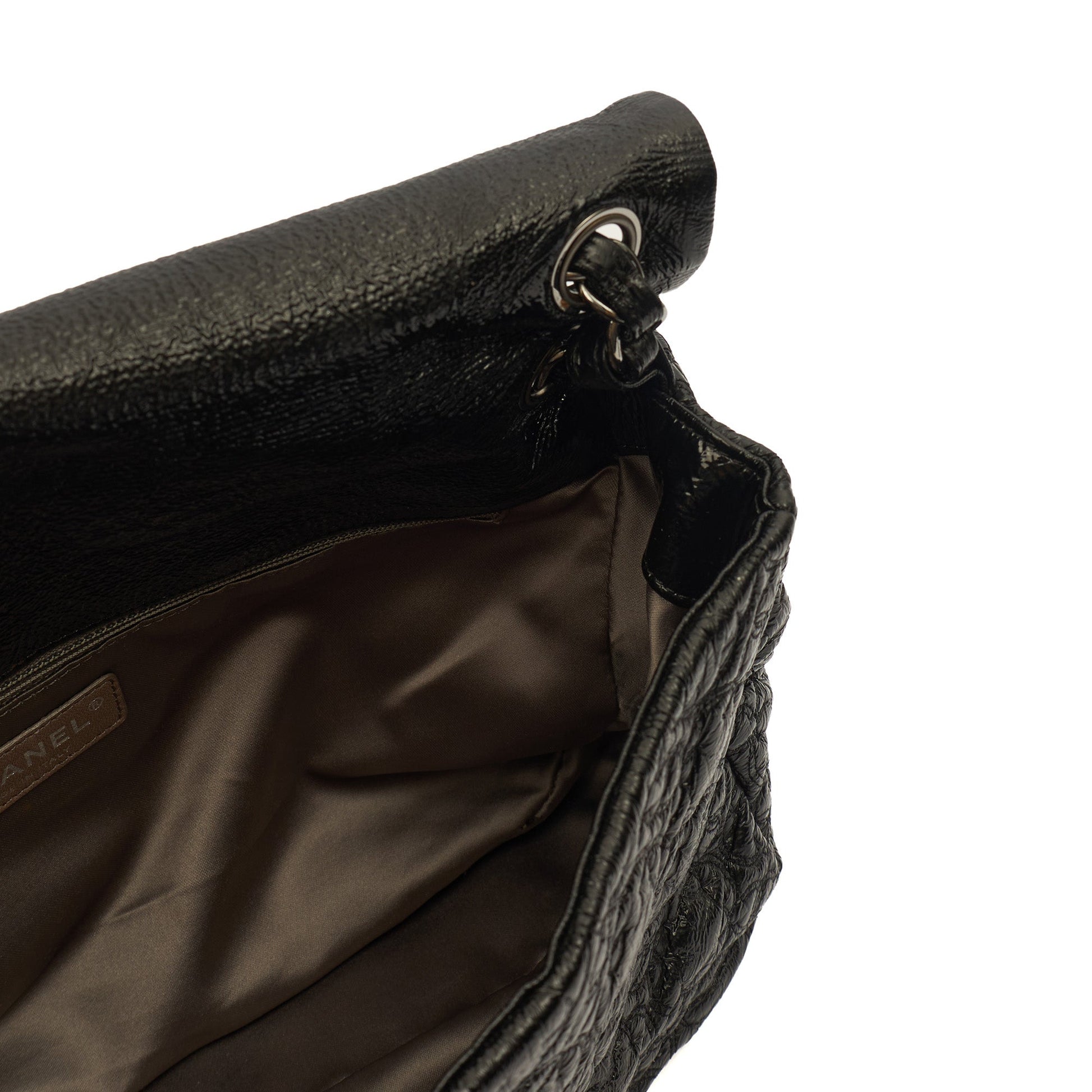 Chanel Shoulder Bag Flap Bag in Black, Leather — Alternate View 16